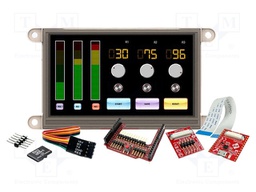 Dev.kit: with display; TFT; 4.3"; 480x272; Display: graphical; 32kB