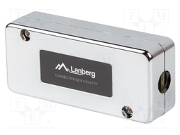 RJ45 module; silver; Cat: 6; IDC,both sides; Enclos.mat: ABS