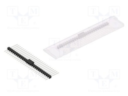 Connector: pin strips; pin header; male; PIN: 27; 2.54mm; SMT; 1x27