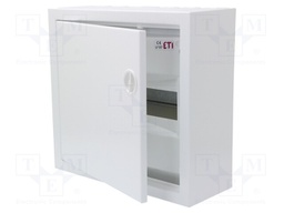 Enclosure: for modular components; IP30; light grey; steel; IK08