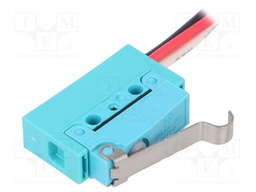 Microswitch SNAP ACTION; with lever with roller simulation