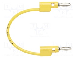 Test lead; 60VDC; 30VAC; 15A; Len: 0.102m; yellow; Series: B