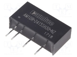 Converter: DC/DC; 1W; Uin: 22.8÷25.2V; 15VDC; Iout: 67mA; SIP7; 2.1g