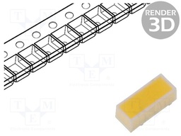 LED; SMD; white; 2200mcd; 20mA
