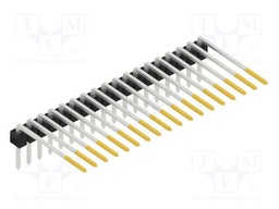 Connector: pin strips; pin header; male; PIN: 18; 2.54mm; THT; 1x18