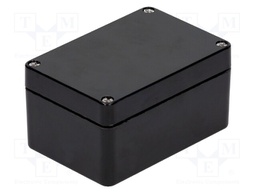 Enclosure: multipurpose; X: 75mm; Y: 110mm; Z: 55mm; polyester; black