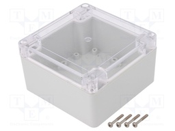 Enclosure: multipurpose; X: 105mm; Y: 105mm; Z: 60mm; ZP; light grey