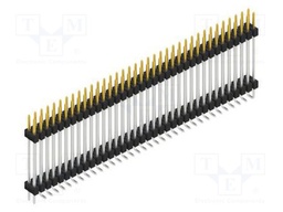 Connector: pin strips; pin header; male; PIN: 72; 2.54mm; SMT; 2x36