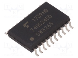 IC: digital; bus transceiver; Channels: 8; C²MOS; SMD; SO20; 2÷6VDC