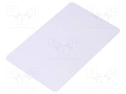 RFID Card; 86x54x0.8mm; f: 13,56MHz; Range: 90mm; ISO 14443A