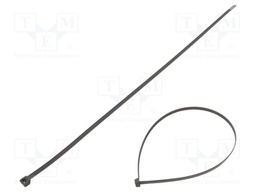 Cable tie; L: 540mm; W: 7.6mm; polyamide; 550N; black; Ømax: 159mm