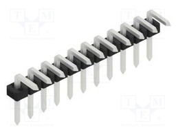 Connector: pin strips; pin header; male; PIN: 11; 2mm; THT; 1x11