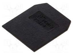 End/partition plate; Application: ZUG-G2.5,ZUG-G4; black