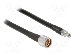 Cable; 1m; N male,RP-SMA male; black; Øcable: 10.5mm; 50Ω