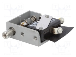 Switch: door; Pos: 2; SPDT; 15A/250VAC; Leads: 4,8x0,5mm connectors