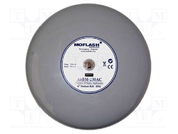 Signaller: sound; bell; 230VAC; 108dB; Series: A8BM; IP66; Ø219x93mm