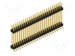 Connector: pin strips; pin header; male; PIN: 52; 2.54mm; SMT; 2x26