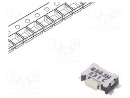 Microswitch TACT; SPST-NO; Pos: 2; 0.05A/32VDC; SMT; none; 2.5N