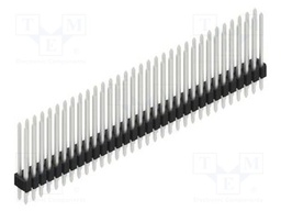 Connector: pin strips; pin header; male; PIN: 64; 1.27mm; THT; 2x32