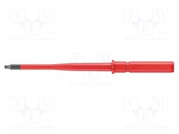 Interchangeable blade; square; Size: #2; insulated,slim; 154mm