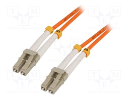 Connector: fiber optic; patchcord; multi mode duplex (MM); male