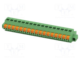PCB connector, nominal cross section: 2.5 mm2, color: green,