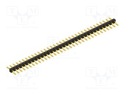 Connector: pin strips; pin header; male; PIN: 34; 2.54mm; SMT; 1x34