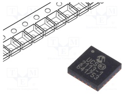 IC: USB controller; I2C,SMBus 2.0,USB; QFN20; Number of ports: 2