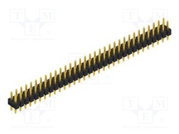 Connector: pin strips; pin header; male; PIN: 64; 2.54mm; THT; 2x32