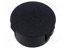 Accessories: stopper; H: 10.3mm; push-in,snap-fastener; black