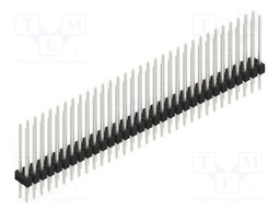 Connector: pin strips; pin header; male; PIN: 64; 2.54mm; THT; 2x32