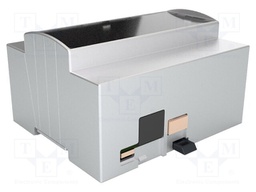 Enclosure: for computer; BEAGLEBONE GREEN; ABS + PC; grey; Z: 62mm