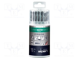 Drill set; Application: aluminium,metal,steel,copper alloy