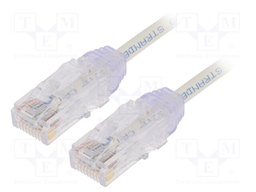 Patch cord; TX6-28™,U/UTP; 6; stranded; Cu; LSZH; white; Len: 3m