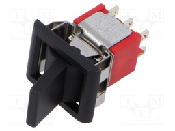 ROCKER; DPDT; Pos: 2; ON-(ON); 5A/125VAC; 5A/28VDC; none