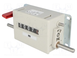 Counter: mechanical; mechanical indicator; meters; 9999,9min