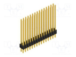 Connector: pin strips; pin header; male; PIN: 30; 1.27mm; THT; 2x15