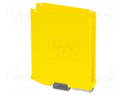 Enclosure base; with terminals; yellow; UL94V-0; ICS25; X: 130.9mm