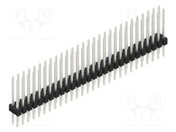 Connector: pin strips; pin header; male; PIN: 56; 2.54mm; THT; 2x28
