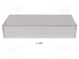 Enclosure: multipurpose; X: 203mm; Y: 406mm; Z: 76mm; 1411; aluminium
