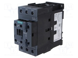 Contactor: 3-pole; NO x3; Auxiliary contacts: NO + NC; 20÷33VAC