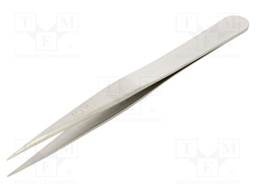 Tweezers; 120mm; Blades: straight; Blade tip shape: sharp