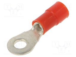 Tip: ring; M3; Ø: 3.2mm; 0.25÷1.5mm2; crimped; for cable; insulated