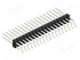 Connector: pin strips; pin header; male; PIN: 36; 2.54mm; SMT; 2x18