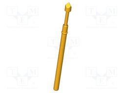 Test needle; Operational spring compression: 4mm; 5A; Ø: 2mm; 3N