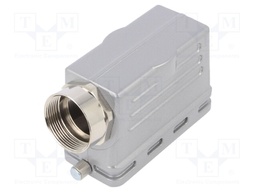 Enclosure: for HDC connectors; C146; size E16; for cable; angled