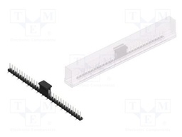 Connector: pin strips; pin header; male; PIN: 30; 2.54mm; SMT; 1x30