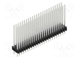 Connector: pin strips; pin header; male; PIN: 48; 1.27mm; THT; 2x24