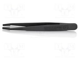 Tweezers; Blade tip shape: rounded; Tweezers len: 115mm; ESD