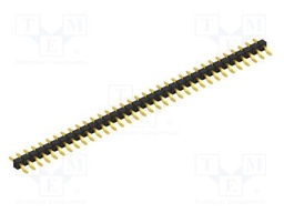 Connector: pin strips; pin header; male; PIN: 34; 2.54mm; SMT; 1x34